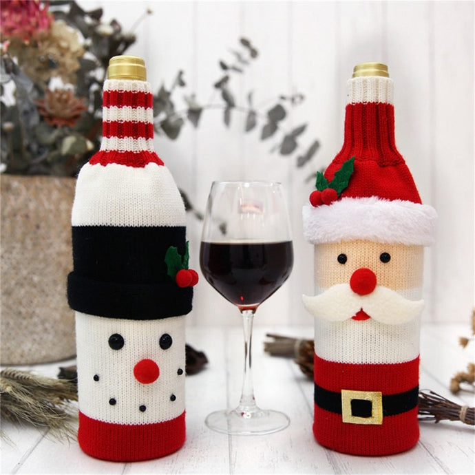 Christmas Wine Bottle Cover